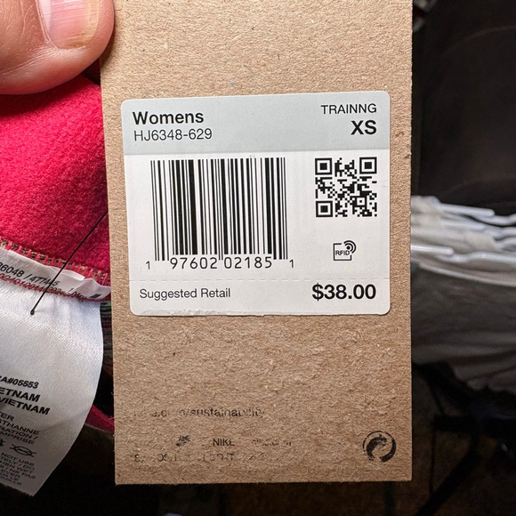 Women's Nike Pro Athletic Shorts XS Red Multi-color - Picture 4 of 4